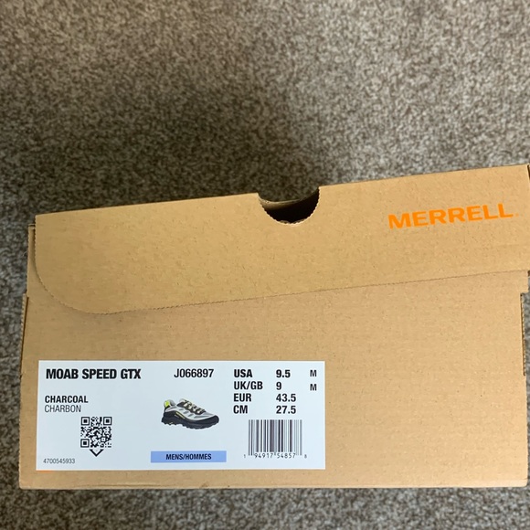 Merrell MOAB speed GTX mens 9.5 - Picture 4 of 6
